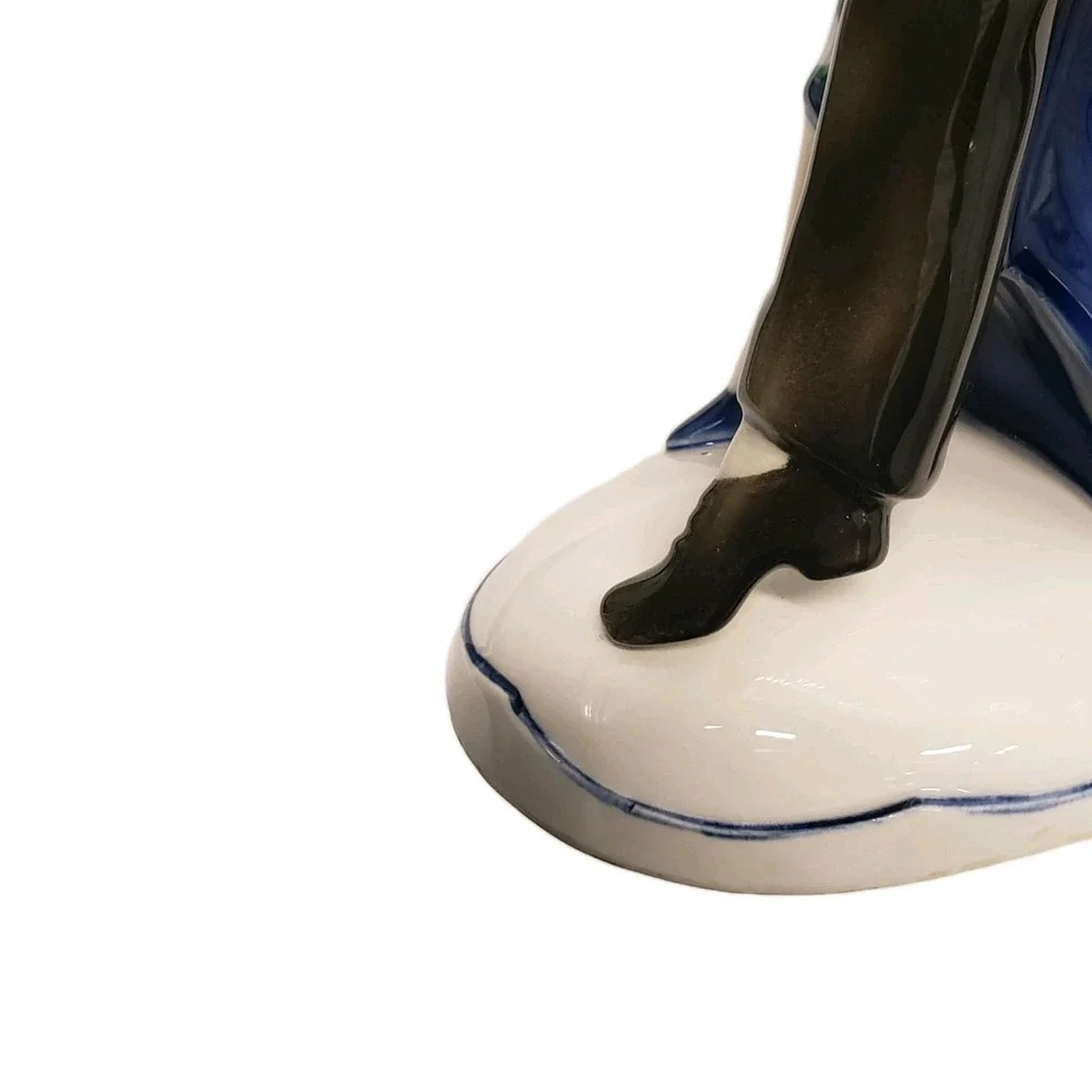 KATZHUTTE ART DECO PORCELAIN FIGURINE DANCING COUPLE C.1930'S GOLDSCHEIDER ERA - Picture 9 of 12